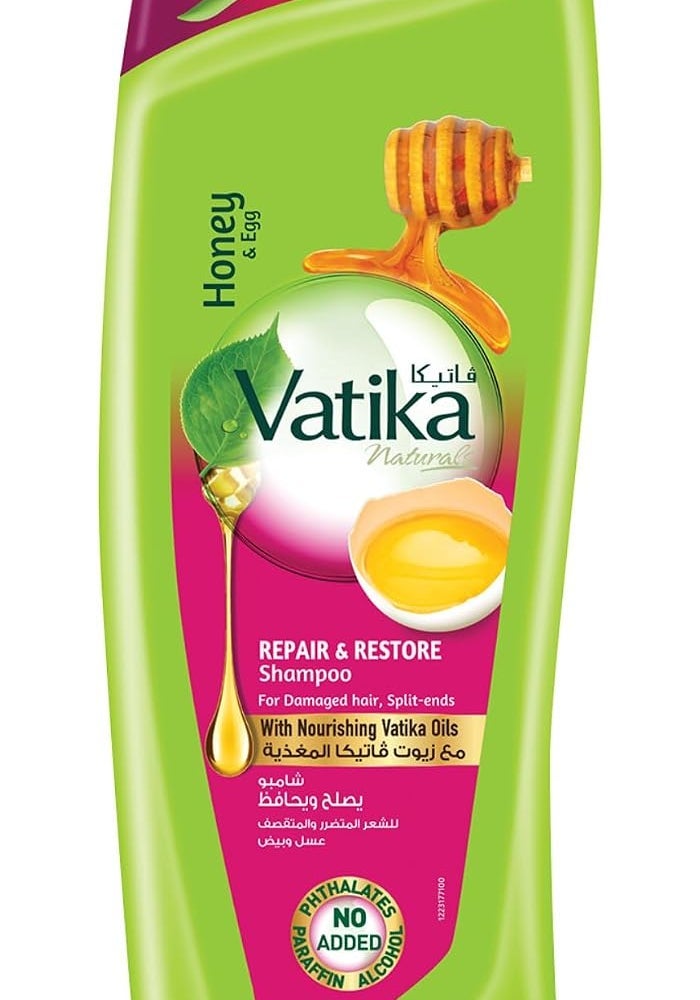 Vatika Naturals Repair & Restore Shampoo 200ml - Image 1