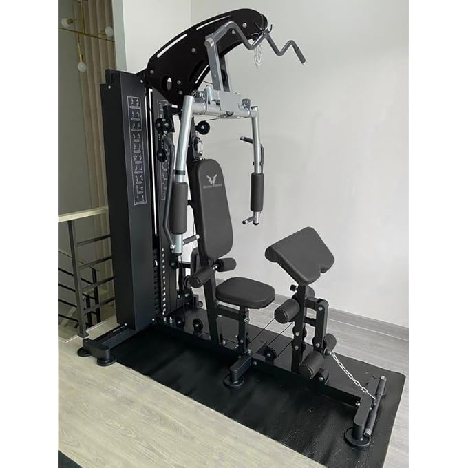 rayihni Multifunctional Home Gym Station With Leg Press – 72Kg Weight Stack – Strength Training Workout Machine – Home Gym Equipment For Full Body - Image 4