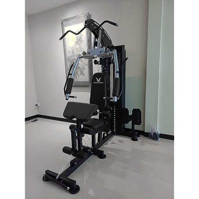 rayihni Multifunctional Home Gym Station With Leg Press – 72Kg Weight Stack – Strength Training Workout Machine – Home Gym Equipment For Full Body - Image 3