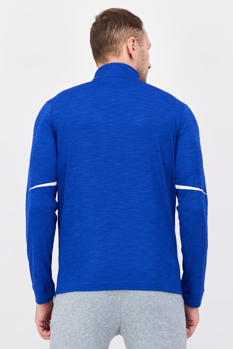 Columbia Men Sportswear Fit Long Sleeve Golf Half Zip Sweashirt, Royal Blue - Image 2