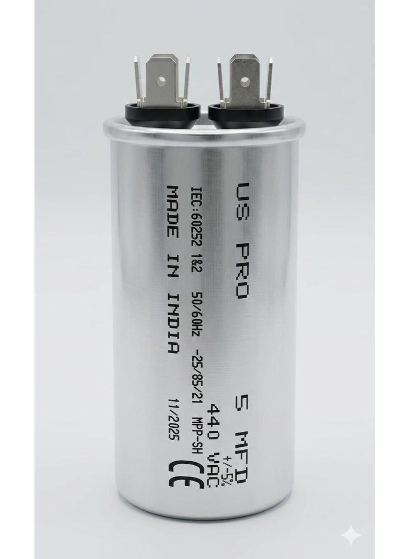 A/C CAPACITOR WITH PIN 5UF