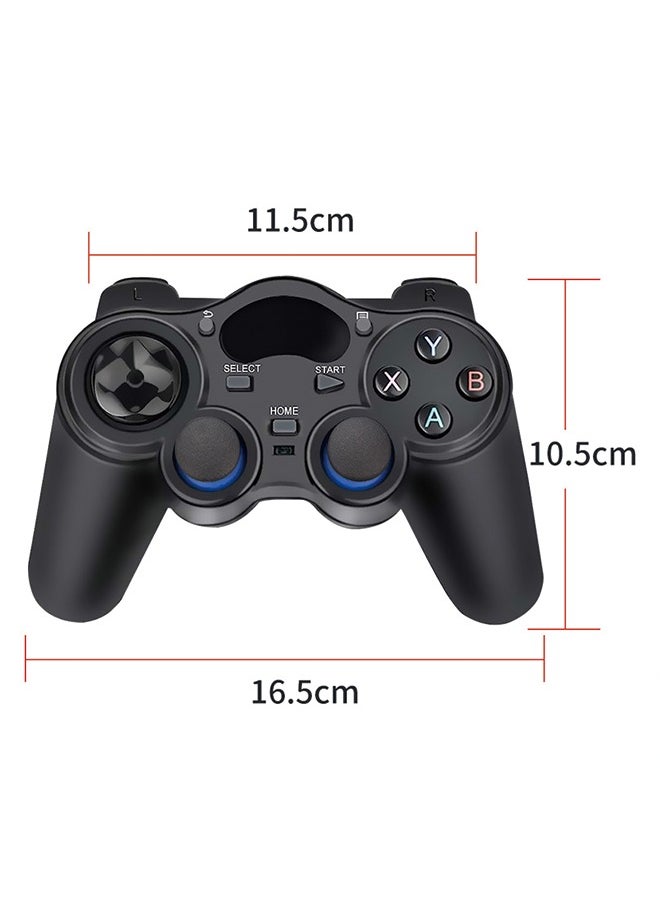 Generic - USB Wireless Gaming Controller Gamepad for PC/Laptop Computer(Windows XP/7/8/10) & PS3 & Android & Steam - [Black] (black) - Image 1