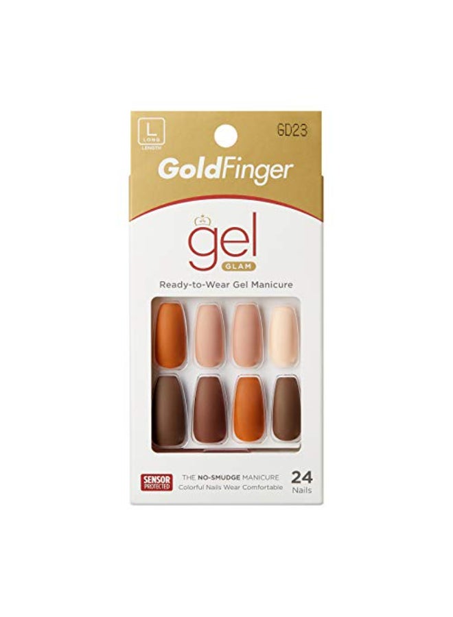 Goldfinger Gold Finger Gel Glam Design Nail GD23 - Image 3