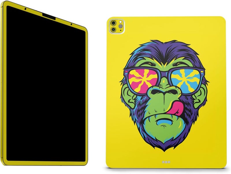 مايتي سكينز غلاف فينيل قابل للتطبيق على جهاز Apple iPad Pro 12.9" M2، الجيل السادس (2022) من شركة MightySkins - تصميم Hypno Chimp: يتميز بالحماية العالية، والمتانة، والتصميم الفريد؛ سهل التطبيق، ومصنوع في الولايات المتحدة الأمريكية. - Image 1