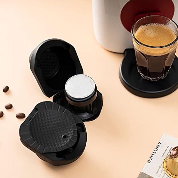 Trisar Reusable K Cup Universal Fit Reusable Coffee Filters With Food Grade No Bpa Eco Friendly Coffee Pods Adapter Converter Holder For Espresso Original Capsule For Dolce Gusto Brewer - Image 5