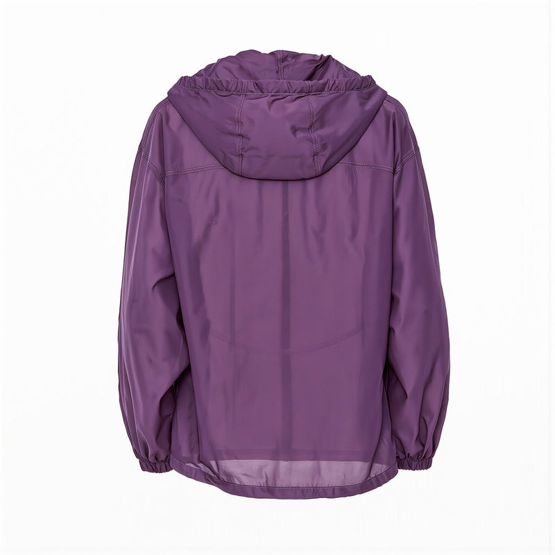 Women Upgraded UPF50+ Sun Jacket Mesh Vents Hidden Pockets Lavender S - Image 4