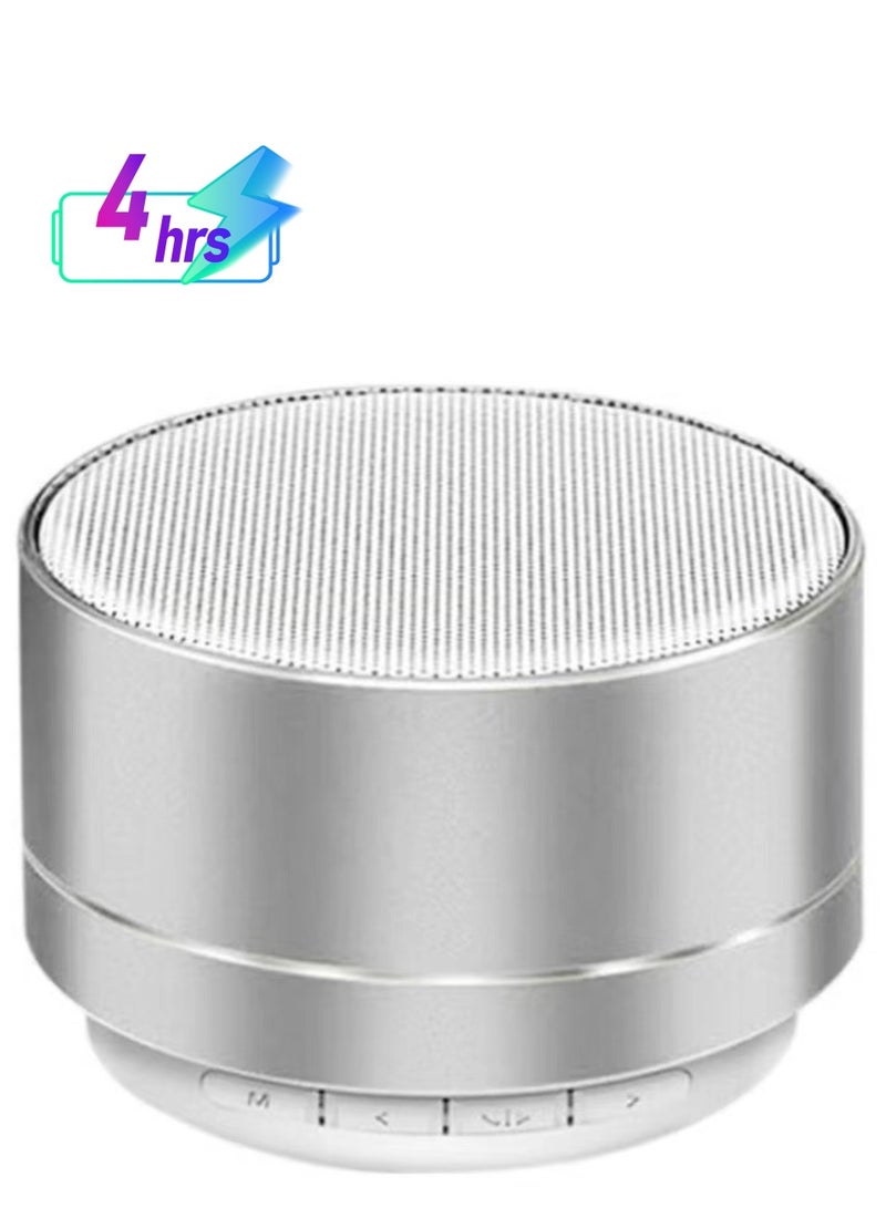 Wireless Bluetooth Audio Portable Mini Speaker A1 Silver - Image 1