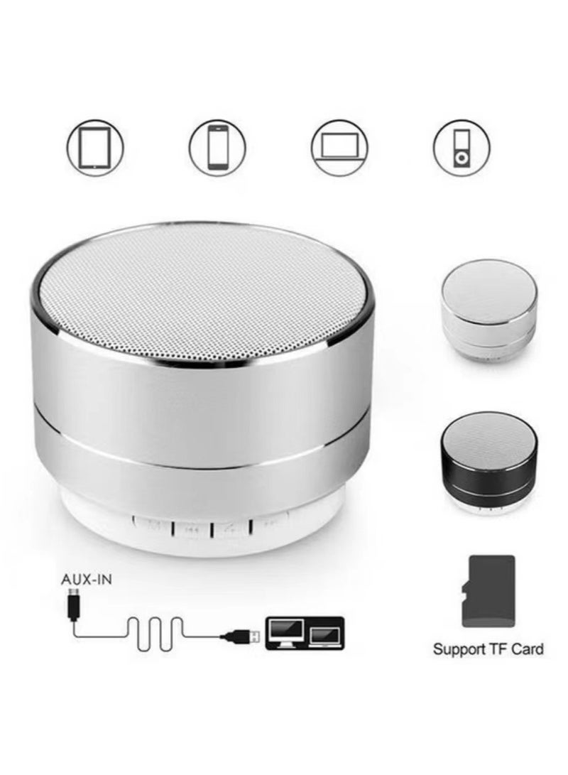 Wireless Bluetooth Audio Portable Mini Speaker A1 Silver - Image 4