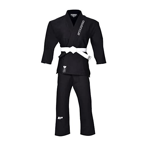 Starpro Kids BJJ Gi - Lightweight Brazilian Jiu Jitsu Uniform for Boys & Girls - Preshrunk Durable Training Gi with Free Belt - Image 4