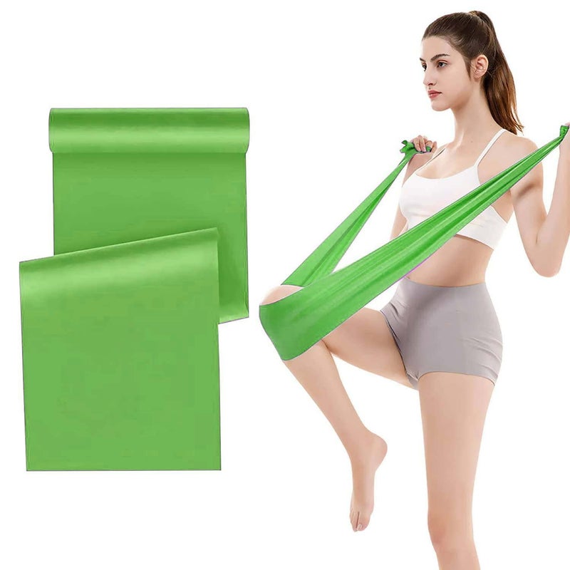 Physiogears Resistance Band - 1.5 Meters Therapy Band - Exercise Band for Gym, Workout, Yoga, Physical Therapy, Home Exercise Training for Women & Men (Green) - Image 1