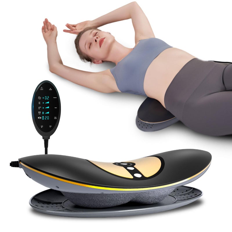 ALPHAY Electric Lumbar Traction Device,Lower Back Massager,Back Traction Device with Adjustable Airbags for Lumbar Pain Relief,Dynamic Traction,3-Level Vibration & 113â€“131â„‰ Heat - Image 1