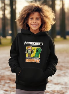 ZOOM Create, Explore, Survive Minecraft Hoodie 