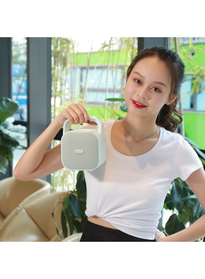 See Me Here Bianjianbiansan Bv670 Portable Outdoor Small Wireless Bluetooth Speaker, Subwoofer, High-power Professional Square Dance Mini Speaker, Portable High-volume Amplifier, Home Speaker, Black - Image 5