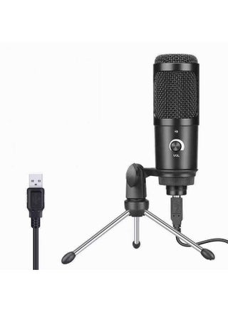 USB microphone, USB condenser microphone with tripod for gaming, podcasting, Skype chat, YouTube, voiceover, streaming, compatible with Mac PC, laptop, computer - pzsku/Z758783CDDEAE7B7B6FC3Z/45/_/1734775723/972e47b8-2a51-4065-902c-182b32ad00de