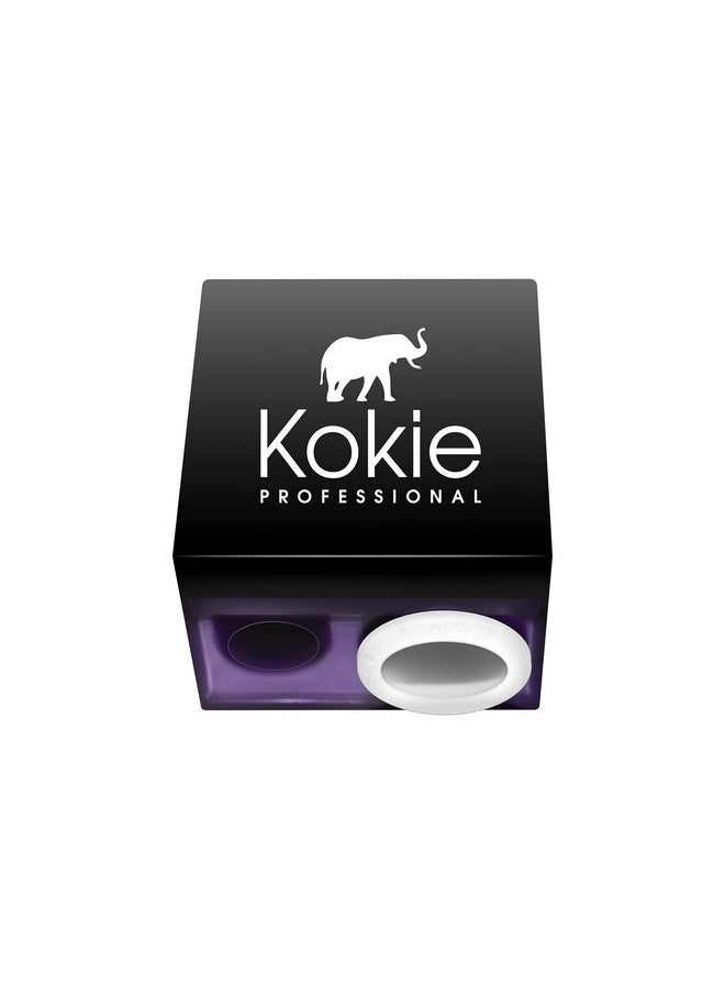 Kokie Kokie Makeup Pencil Sharpener for Lip, Eyebrow, and Eyeliner Pencil, Made in German Stainless Steel Blade, Size-Adjusting Adapter, Cleaning Stick  - Image 1