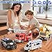 KIZONLY Emergency Vehicle Toys Toy Cars for Toddlers 13 with Fire Truck Ambulance Police Car Excavator Toy Friction Powered Truck with Light and Sound Birthday Gifts for Boys and Girls Age 312 - Image 4