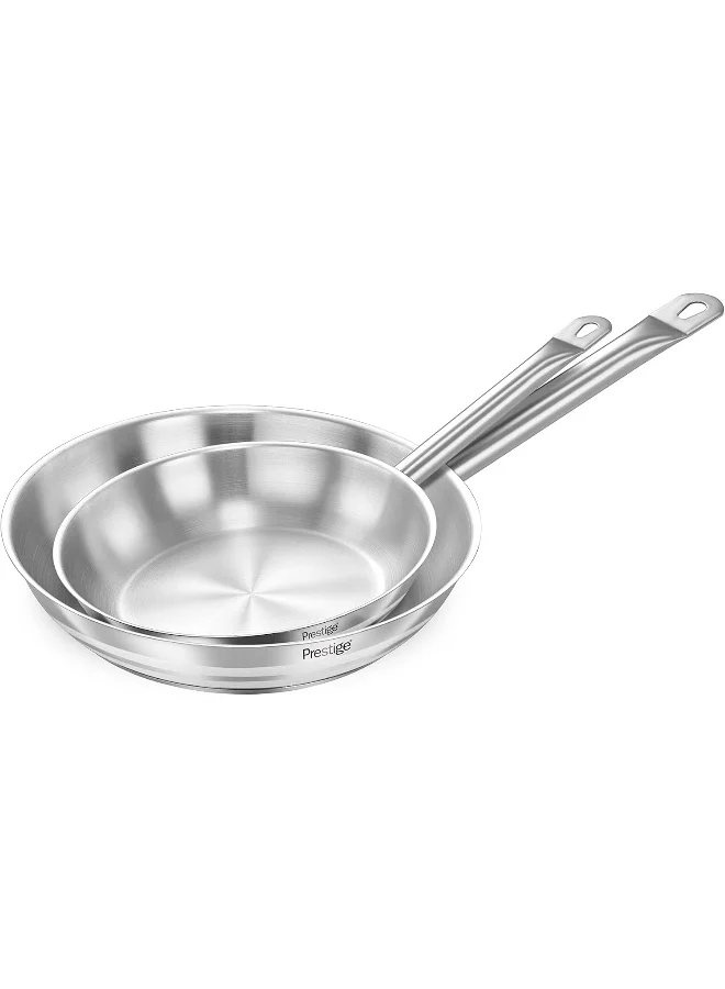 Prestige Prestige Infinity Stainless Steel Twin Frypan Set 22CM+26CM