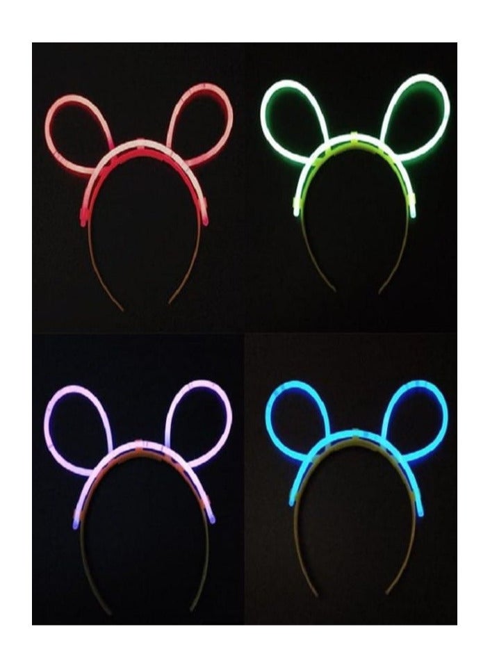 دبوس شعر متوهج على شكل ميكي ماوس "أزرق" - Image 3