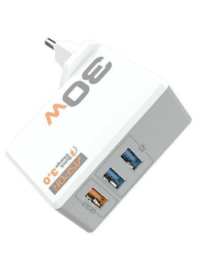 Aspor Aspor 30W Travel Charger White  - Image 2
