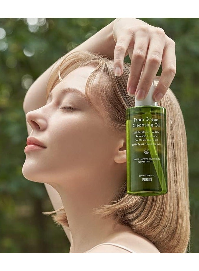 بوريتو زيت التطهير الأخضر يحتوي 5 زيوت طبيعية مغذية منعشة الملمس و يرطب ويغذي البشرة - Image 4