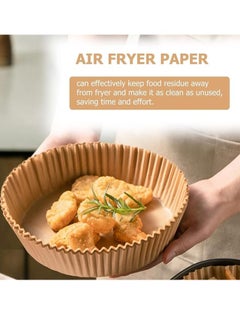 Colvin Yus Air Fryer Disposable Paper Liner , Cooking Paper for Air Fryer, Non-Stick Air Fryer Liners, Baking Paper for Air Fryer Oil-proof, Food Grade Parchment for Baking Roasting Microwave  - Image 1
