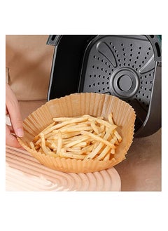 Colvin Yus Air Fryer Disposable Paper Liner , Cooking Paper for Air Fryer, Non-Stick Air Fryer Liners, Baking Paper for Air Fryer Oil-proof, Food Grade Parchment for Baking Roasting Microwave  - Image 4