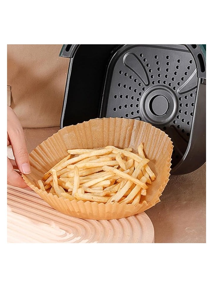 Colvin Yus Air Fryer Disposable Paper Liner , Cooking Paper for Air Fryer, Non-Stick Air Fryer Liners, Baking Paper for Air Fryer Oil-proof, Food Grade Parchment for Baking Roasting Microwave  - Image 4