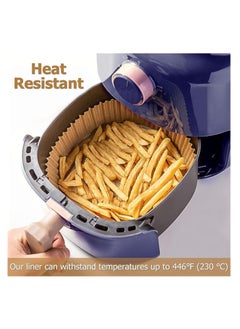 Colvin Yus Air Fryer Disposable Paper Liner , Cooking Paper for Air Fryer, Non-Stick Air Fryer Liners, Baking Paper for Air Fryer Oil-proof, Food Grade Parchment for Baking Roasting Microwave  - Image 3
