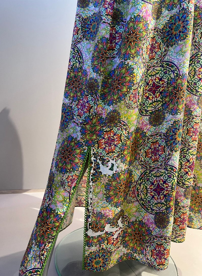 Sana'a Kayum Jalabiya Dress with Sheila Set - Image 5