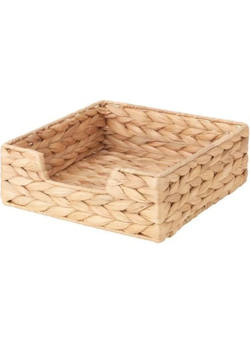 أيكيا Napkin Holder Meridyendukkan Wicker Napkin Holder 18X18 cm Napkin Holder