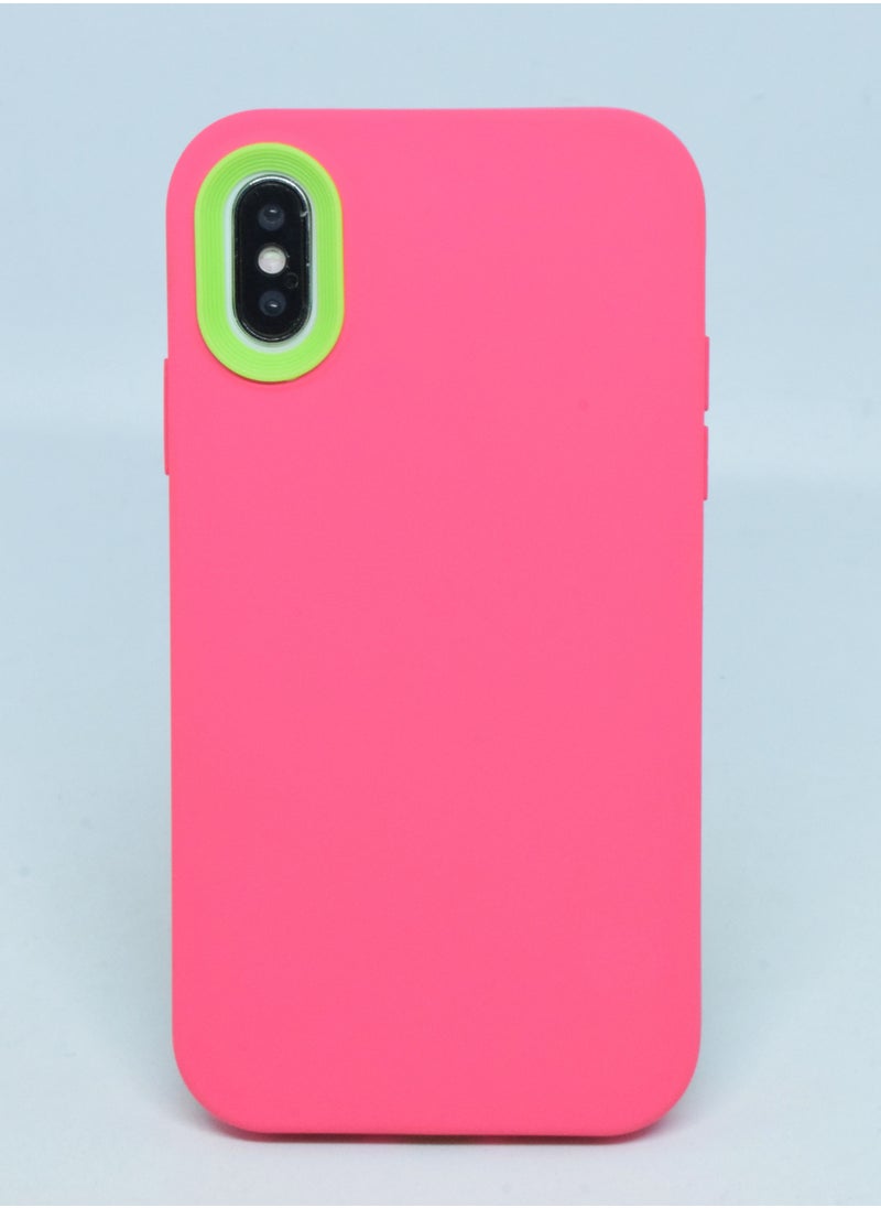 Houmt - iPhone X Case Soft Flexible Silicone With inside Frame Camera Protected Back Cover - Image 1