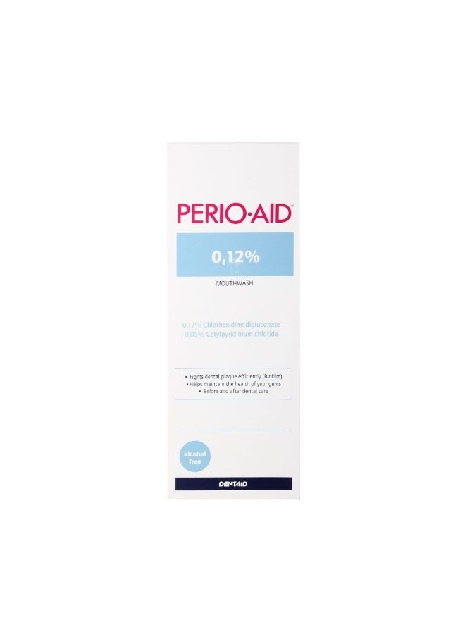 PerioAid Perio Aid 0.12% Mouthwash 500 ML - Image 2