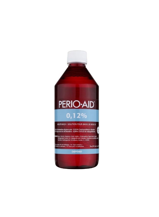 PerioAid Perio Aid 0.12% Mouthwash 500 ML - Image 1