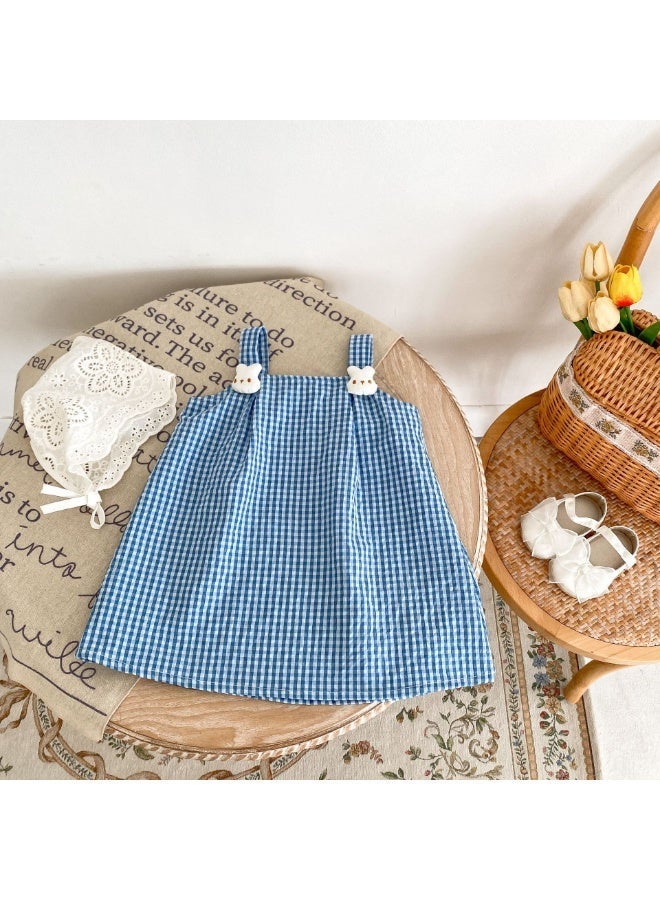 DOOKOO Baby Girls Casual Dresses Summer Outfits   Breathable Cartoon Printed Clothing - Image 1