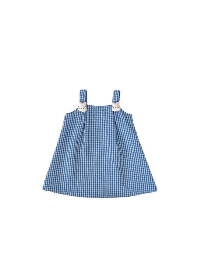 DOOKOO Baby Girls Casual Dresses Summer Outfits   Breathable Cartoon Printed Clothing - Image 2