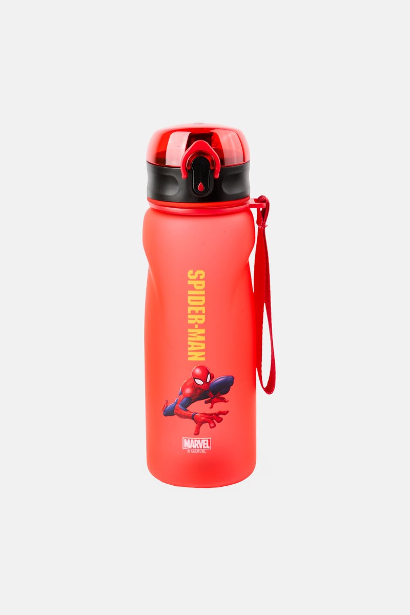 MARVEL Spiderman Series Water Bottle 650 ml, Red - Image 1