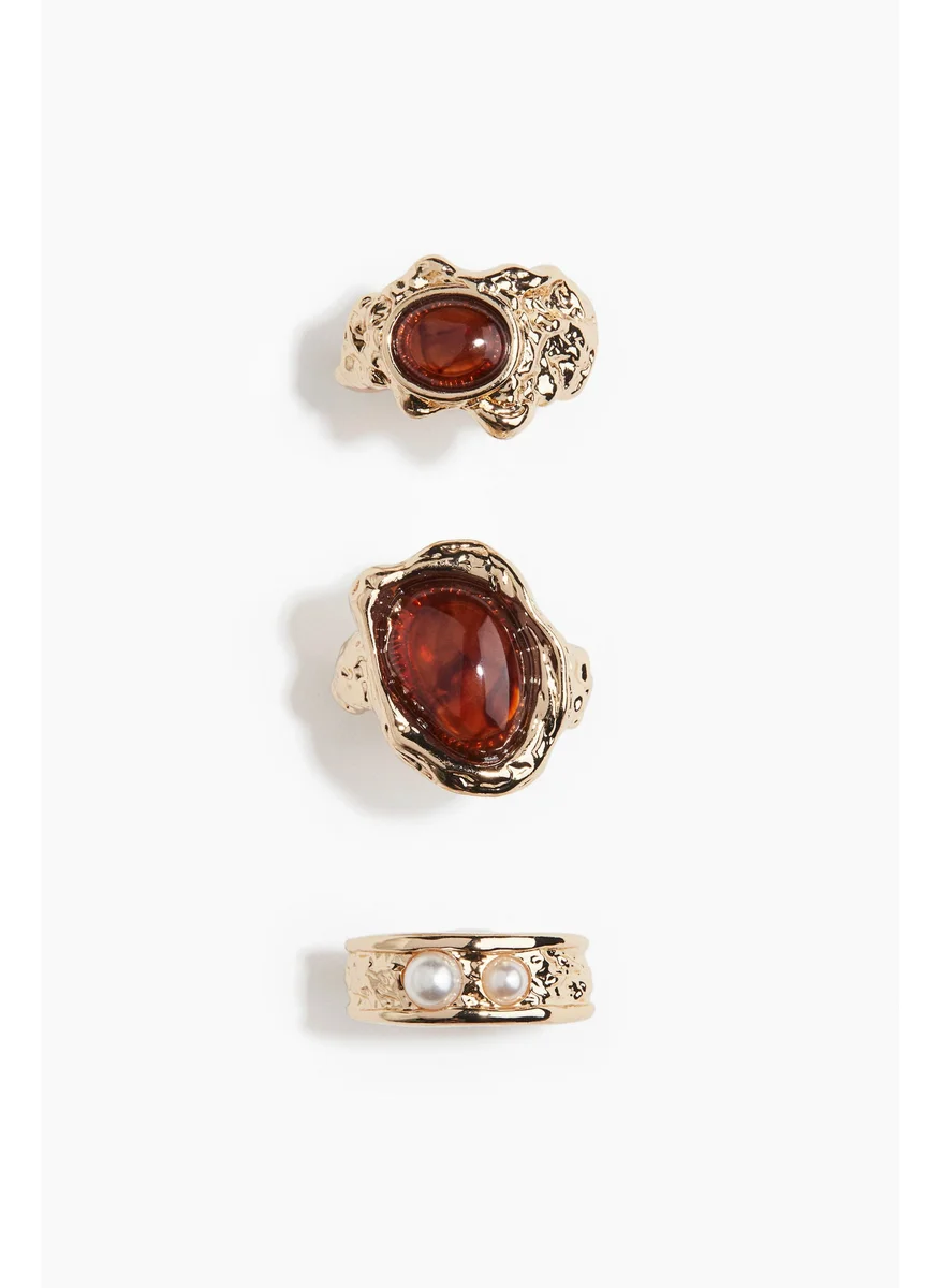 اتش اند ام 3-Pack Rings