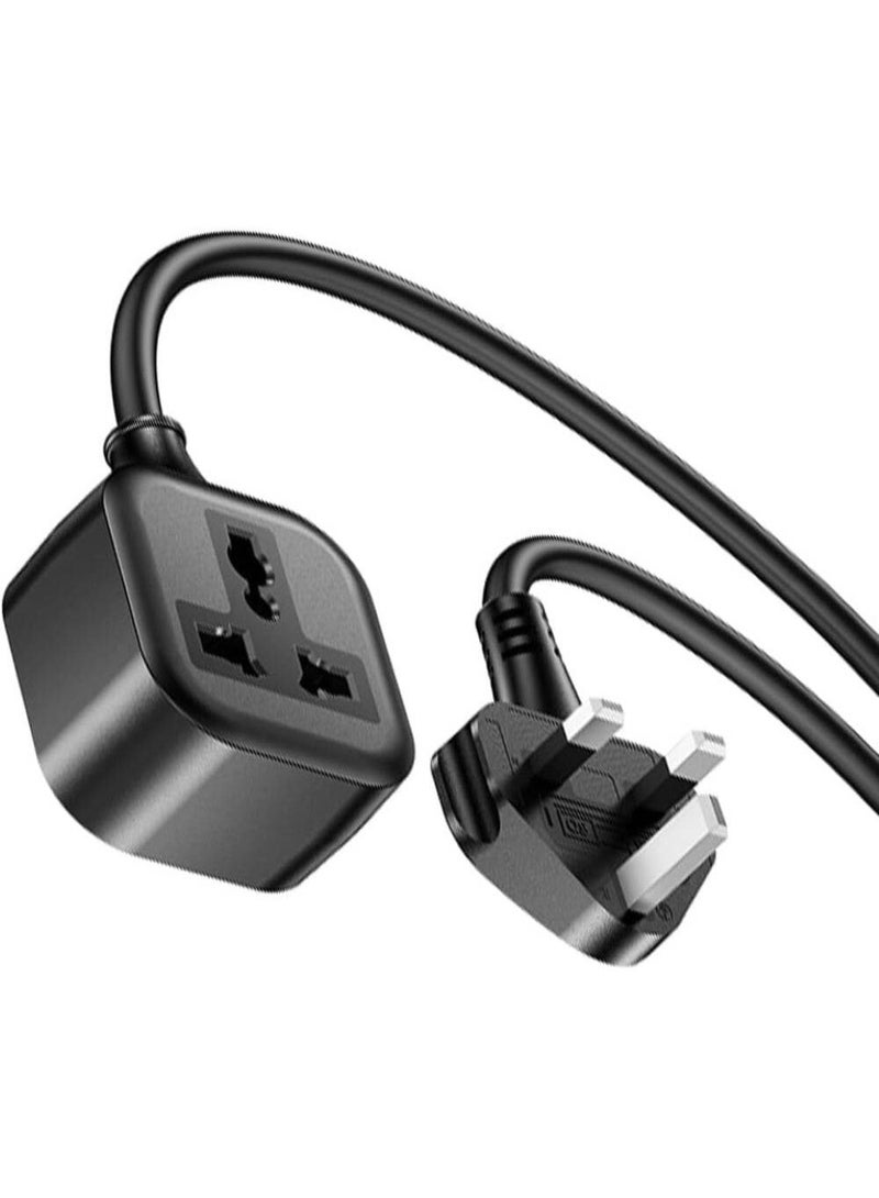 يسيدو كابل تمديد بمقبس طاقة عالمي Yesido MC28 بقدرة 3250 واط مع قابس بريطاني بطول 2 متر - Image 2