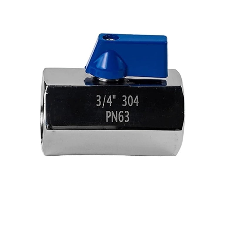 304 الفولاذ المقاوم للصدأ صمام كروي مصغر باغودا مفتاح ماء عالي الضغط DN8 داخلي خارجي - Image 4