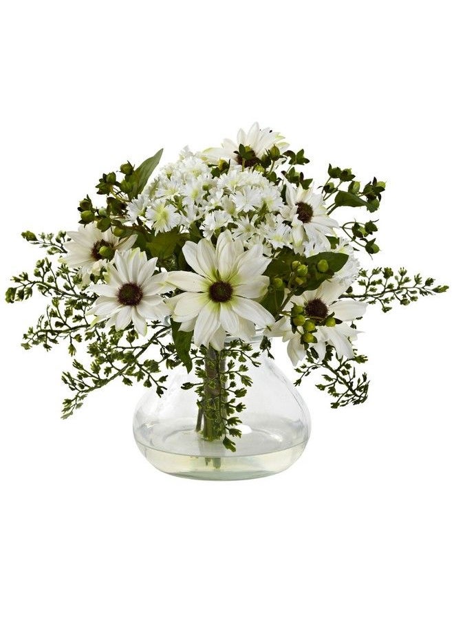 1354Wh Mixed Daisy Arrangement With Vase White17.25'' X 7'' X 7'' - pzsku/Z75882C6AFBB3CC20F073Z/45/_/1693486847/24b1e6d4-90e5-43ef-9592-59289748990e