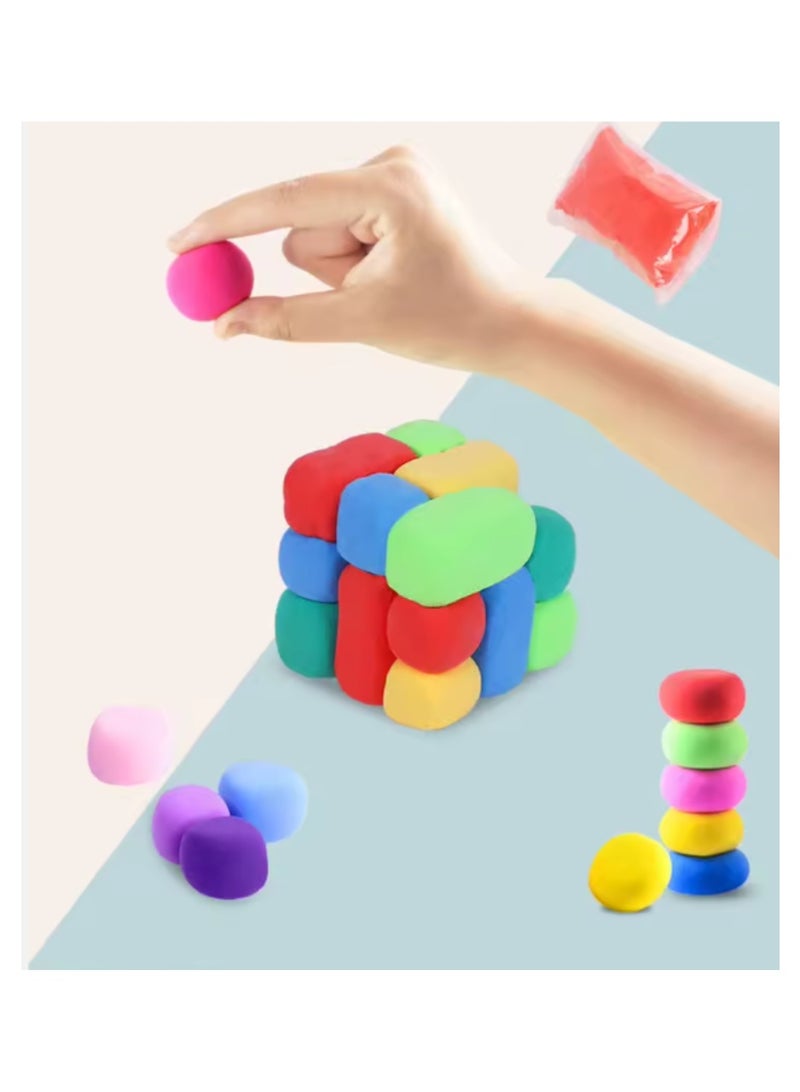 Rishi Collections 24 Colors Air Dry Clay Kit for Kids with Tools – Ultra Light Magic Modeling Clay, Soft Non-Toxic DIY Craft Set | Creative Toys for Boys & Girls Age 3+ - Image 5