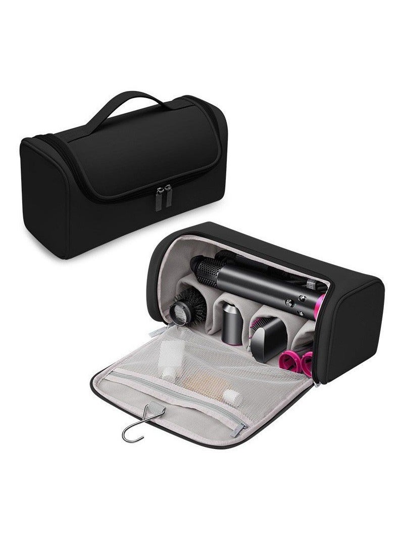 Travel Organizer for Dyson Aiwrap Curling Iron Styler Compatible Portable Hair Dryer and Accessorie(Black)  - Image 2