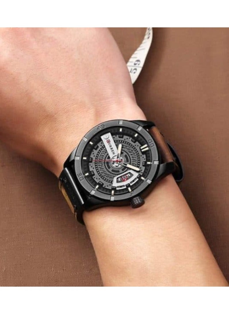 CURREN - CURREN 8301 Luxury Brand Waterproof Quartz Watches Classic sport Tactical Luminous Male Watch - Image 1