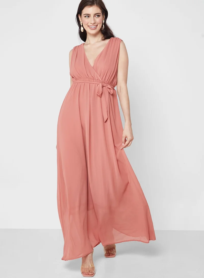Only Maternity Tie Detail Wrap Dress
