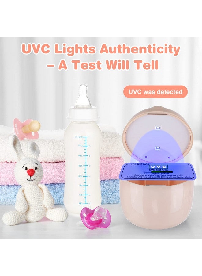 Qualirey Portable Pacifier Disinfection, Mini UV Light Disinfection, 99.99% Disinfection in 3 Mins, USB Rechargeable, Mini UVC Disinfection Box for Baby Pacifier, Bottle Nipples, Teethers (Pink) - Image 4