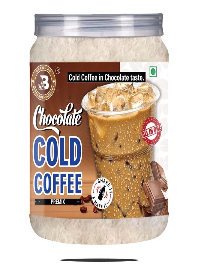 Brew Lab Chocolate Cold Coffee Premix - 250g Instant Coffee Powder (Chocolate Flavoured) - Image 1
