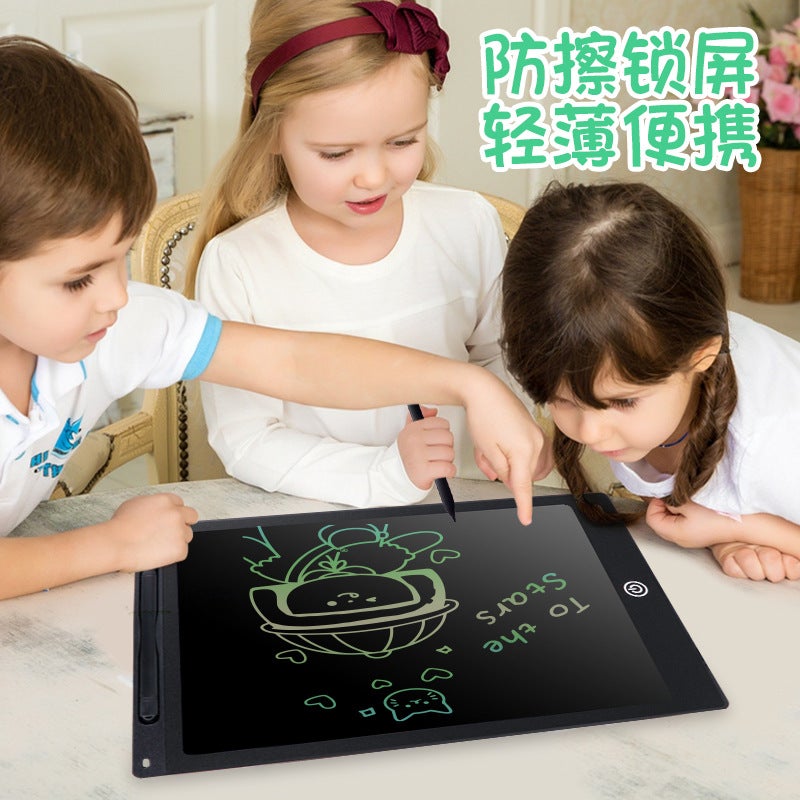 Lcd Handwriting Board Kidsren'S Lcd Digital Message Version Student Small Blackboard Graffiti Painting Drawing Board Toy - Image 4