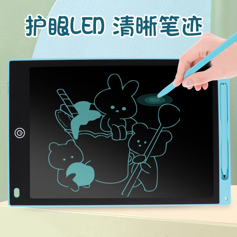 Lcd Handwriting Board Kidsren'S Lcd Digital Message Version Student Small Blackboard Graffiti Painting Drawing Board Toy - Image 5
