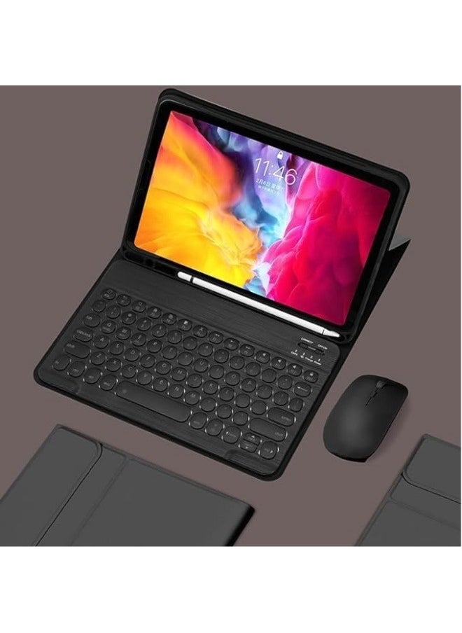 Keyboard Case Compatible with iPad Pro 13 (2024, M4, 7th Generation) - Backlight Detachable Keyboard with Mouse-Slim Leather Folio Smart Cover For iPad Pro 13 inch
