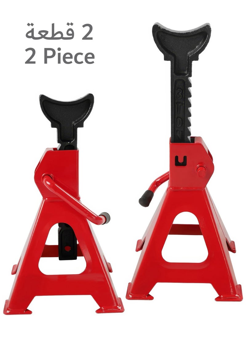 RENOVO 2 Piece Pair 3 Ton Heavy Duty Adjustable Jack Stand  - Image 1
